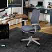 vari ascent chair in steel blue in home office setting